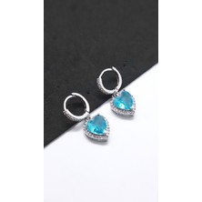 Serenity Opal Taşlı Minimalist Figür Küpe