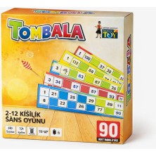RedandCherry  Tombala Eğlenceli Aile Oyunu 2-12 Kişilik Klasik Eğlence