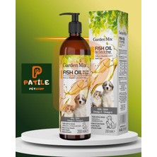 Garden Mix Kedi & Köpek Somon Yağı 200 ml – Omega 3 & 6 Desteği
