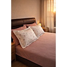 Miar %100 Pamuk Çift Kişilik Lastikli Çarşaflı Nevresim Seti – 4 Adet Yastık Kılıflı,toplam 6 Parça