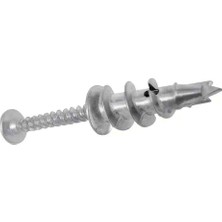 Rayko 60 Adet Çelik Burgulu Alçıpan Tavan Dübeli Korniş Dübeli Turbolet Alçıpan Dübeli