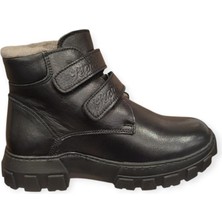 Pepita F013 Kürklü Cırtlı Deri Uniseks Çocuk Bot