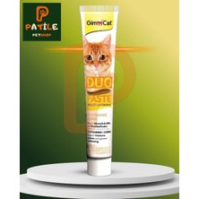 Kedi Maltı Gimcat Duo Paste Peynirli 12 Vitaminli Kedi Macunu 50 gr – Günlük Vitamin & Lezzet Desteği