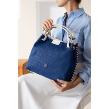 Just Polo Kadın Su Geçirmez Ayarlanabilir Askılı Büyük Boy Lüks Omuz Çantası Shoulder Bag Ebat: 27 x 30 cm