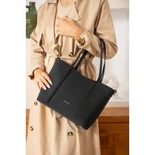 Just Polo Kadın Orijinal Just Polo Büyük Boy Lüks El ve Omuz Çantası Shopper 27 x 33 cm