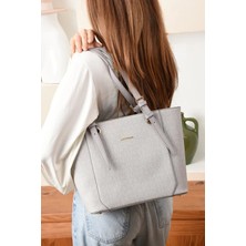 Just Polo Jp Polo Kadın Büyük Boy Lüks El Çantası Ebat : 24 x 27 cm Shopper