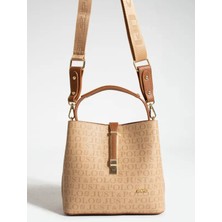 Just Polo Jp Polo Kadın 4 Bölmeli Lüks El & Omuz Çantası Shoulder Bag Ebat: 25X25 cm