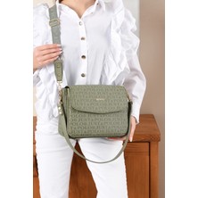 Just Polo Kadın Orijinal Just Polo Baskılı Büyük Boy Şık El ve Omuz Çantası Shoulder Bag Ebat: 29 x 25 cm