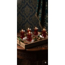 Mumanor Candle Çay Bardağı Görünümlü El Yapımı Jel Mum – Otantik Hediyelik Dekoratif Mum