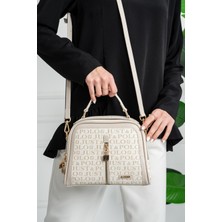 Just Polo Vegan Deri Premium Ürün Çok Bölmeli Kadın Omuz Çantası 02057