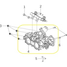 Qj SVT650X Gaz Kelebeği Komple