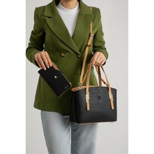 Just Polo Kadın Omuz Çantası ve Cüzdanı Kombin 440113MH