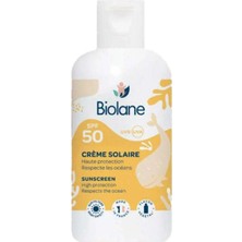 Biolane Çocuklar ve Bebekler Için 125 ml Sunscreen SPF50 Güneş Koruyucu Krem