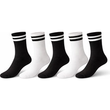 OEM Premium Karışık 5’li Kadın Kolej Çorap Seti - Rahat ve Şık Kullanım