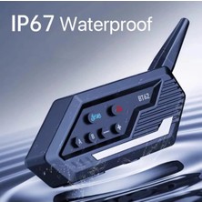 Evolvera BT62 Motosiklet Kask Kulaklığı Bluetooth Intercom 2 Intercom Bağlantılı