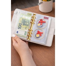 Mint Design Birikim Ajandası - Bütçe Planlayıcı Cüzdan - Altın Mekanizma