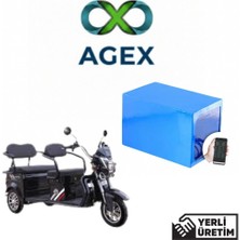 Agex Enerji Motolüx Fayton 7700 x 60 Volt 45 Ah Lifepo4 Batarya