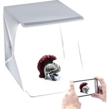 Fotoğraf Ürün Çekim Çadırı 23 * 23 LED Işıklı Stüdyo