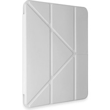 Lims Store Newface Huawei Honor Pad 9 Kılıf Kalemlikli Mars Tablet Kılıfı - Gri