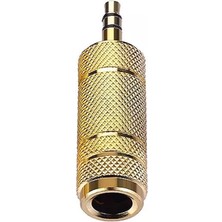 Genel Altın 3.5 mm Erkek 6.3 mm Gitar Çevirici 1 Adet