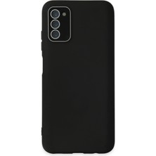 Lims Store Newface Samsung Galaxy A03S Kılıf Lansman Glass Kapak - Siyah