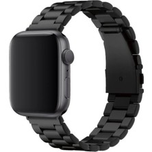 Lims Store Newface Apple Watch 42MM Metal Baklalı Kordon - Siyah