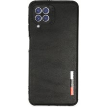 Lims Store Newface Samsung Galaxy A22 Kılıf Loop Deri Silikon - Siyah