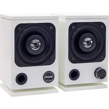 Uferphile Desktop Beyaz Hi-Fi 100W Hoparlör