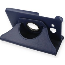 Lims Store Newface Samsung Galaxy T280 Tab A 7 Kılıf 360 Tablet Deri Kılıf - Lacivert