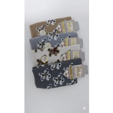 Xgri Polo; Yumoş Peluş Yıkamalı Kokulu Kışlık Soket Çorap; Asorti  4'lü Setler; (36-40)
