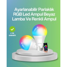 OEM 9 Watt Beyaz Işık ve Renk Ayarlı Akıllı LED Ampul - ME0028-5X9S78