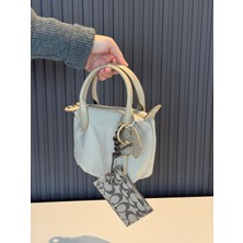 Jaseco Kadın Paraşüt Kumaş Mini El Çantası - Cüzdan Aksesuarlı Şık Günlük Kol Çantası