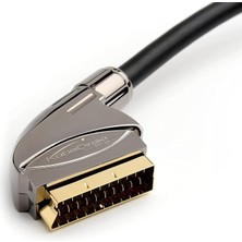 – Kablosu – 1,5m (21 Kutuplu, Çoklu Zırhlama, Hassas Fiş, Full Hd)