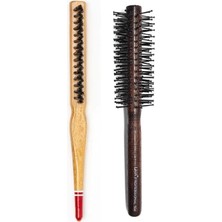 Evolvera Liva 506& 690 Profesyonel Yanmaz Set Topuz Saç Fırçası-2'li