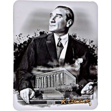 Mundy Atatürk Temalı Kabartma Pvc Magnet 7x9 cm – Özel Tasarım, Şık ve Anlamlı Dekoratif Buzdolabı Magneti
