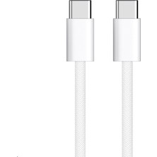 15/16 ve Için Type C-C, 60WATT Pd, Örgülü, Hızlı Şarj Kablosu (100 Cm)