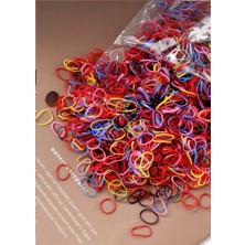 EKN 250 Adet Lastik Toka Seti | Renkli ve Siyah Saç Lastiği | Esnek, Kopmayan | Günlük Kullanım