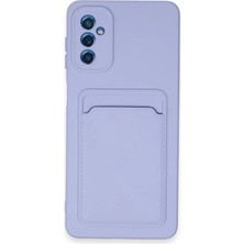 Evolvera Samsung Galaxy A14 4g Kılıf Kelvin Kartvizitli Silikon - Lila