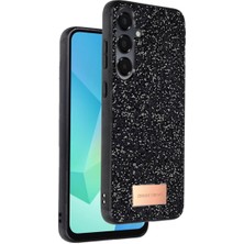 Evolvera Onegif Samsung Galaxy A36 Bright Simli Kapak - Siyah