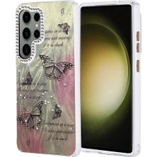 Evolvera Samsung Galaxy S25 Ultra Kılıf Blade Aynalı Desenli Kapak - Desen 6