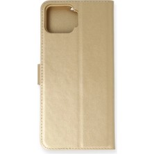 Evolvera Oppo A73 Kılıf Trend S Plus Kapaklı Kılıf - Gold