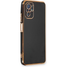 Evolvera Xiaomi Redmi Note 10 Kılıf Volet Silikon - Siyah