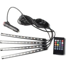 Safestore Ayak Altı LED 12 Ledli Lamba Sese Duyarlı LED Müziğe Duyarlı LED