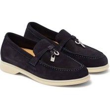 Bienqa Hakiki Süet Kadın Loafer Ayakkabı