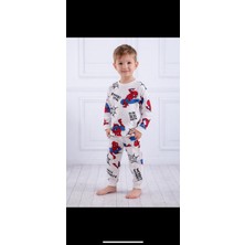 Örümcek Adam Baskılı Çocuk Pijama Takımı