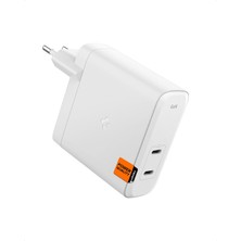 140W Usb-C 2 Port Mini Hızlı Şarj Aleti Pps 2.0 Desteği/ısı Düşürücü Gan Destekli Akım Korumalı Güç Adaptörü,, Ipad, MacBook Type-C PE2109 - ACH06033