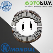 Motonum Mondial Beestreet 50 Arka Fren Kampana Balata Takımı MDL0016