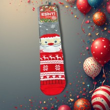 Mare Accessories Noel Baba Desenli Yılbaşı Temalı Çorap