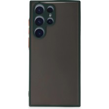 Evolvera Samsung Galaxy S22 Ultra Kılıf Montreal Silikon Kapak - Yeşil