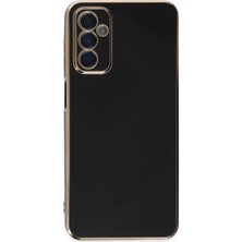 Evolvera Samsung Galaxy A04S Kılıf Volet Silikon - Siyah